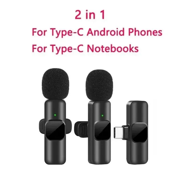 Mini Wireless Lavalier Microphone (USB-C)
