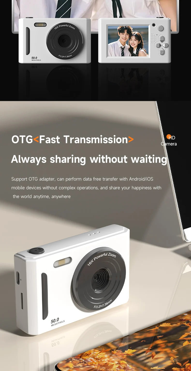 Ultra HD Digital Camera (8x Digital Zoom)