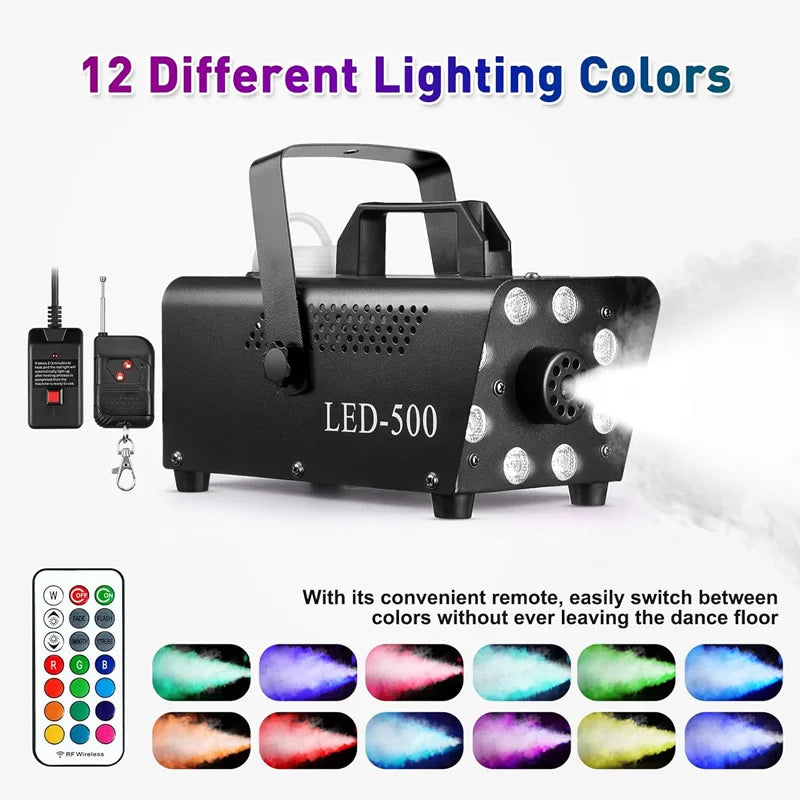 Remote Control Fog Machine (500W)