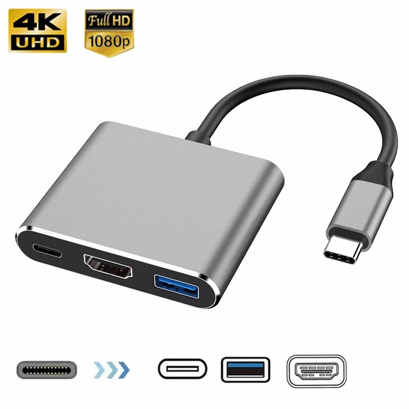 3 In 1 USB-C Hub