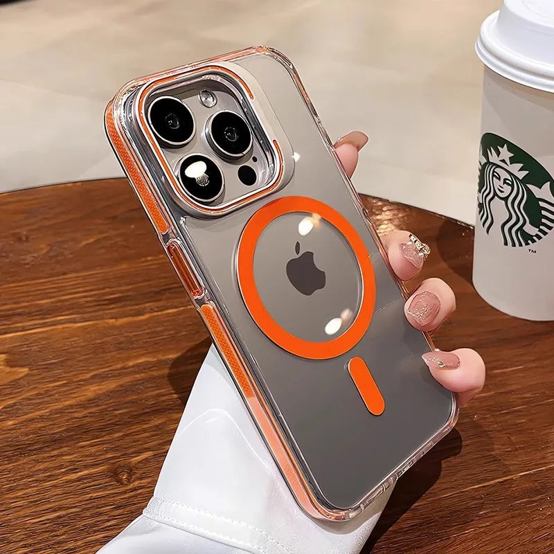 iPhone Case With Inbuilt Stand + Camera Protector