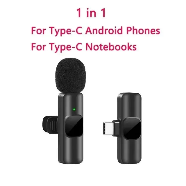 Mini Wireless Lavalier Microphone (USB-C)