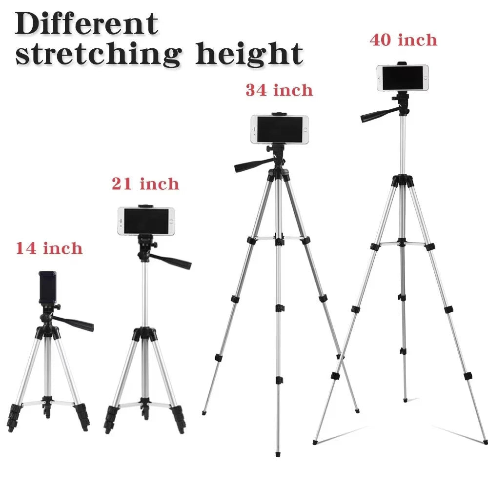 Lightweight Camera Tripod + Bluetooth Remote (102cm)
