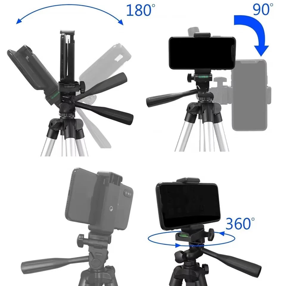 Lightweight Camera Tripod + Bluetooth Remote (102cm)