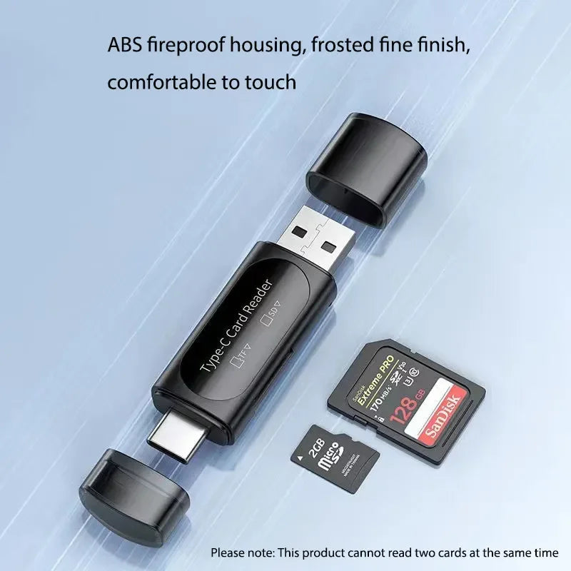 4-in-1 Multifunction SD Card Reader