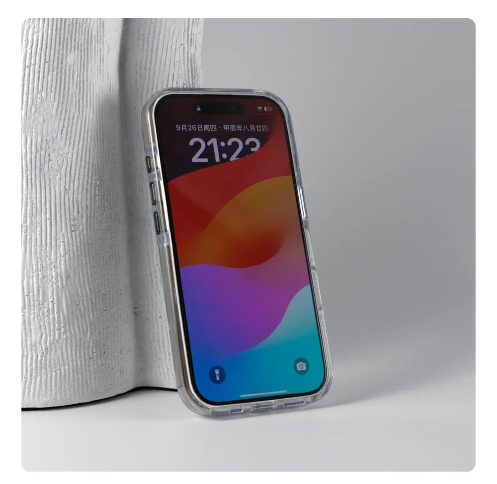 iPhone Case With Inbuilt Stand + Camera Protector