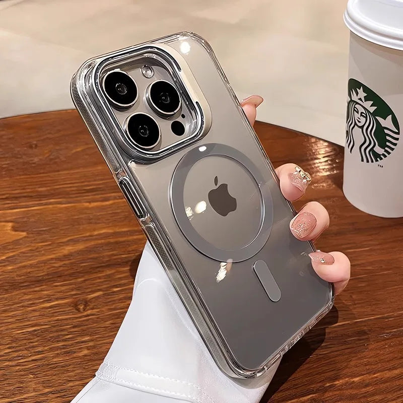 iPhone Case With Inbuilt Stand + Camera Protector