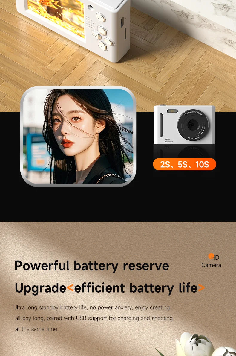 Ultra HD Digital Camera (8x Digital Zoom)