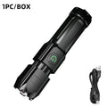 Powerful LED Flashlight  (USB Rechargeable)