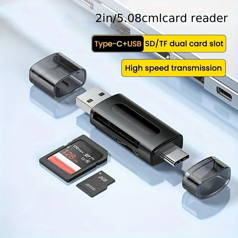 4-in-1 Multifunction SD Card Reader